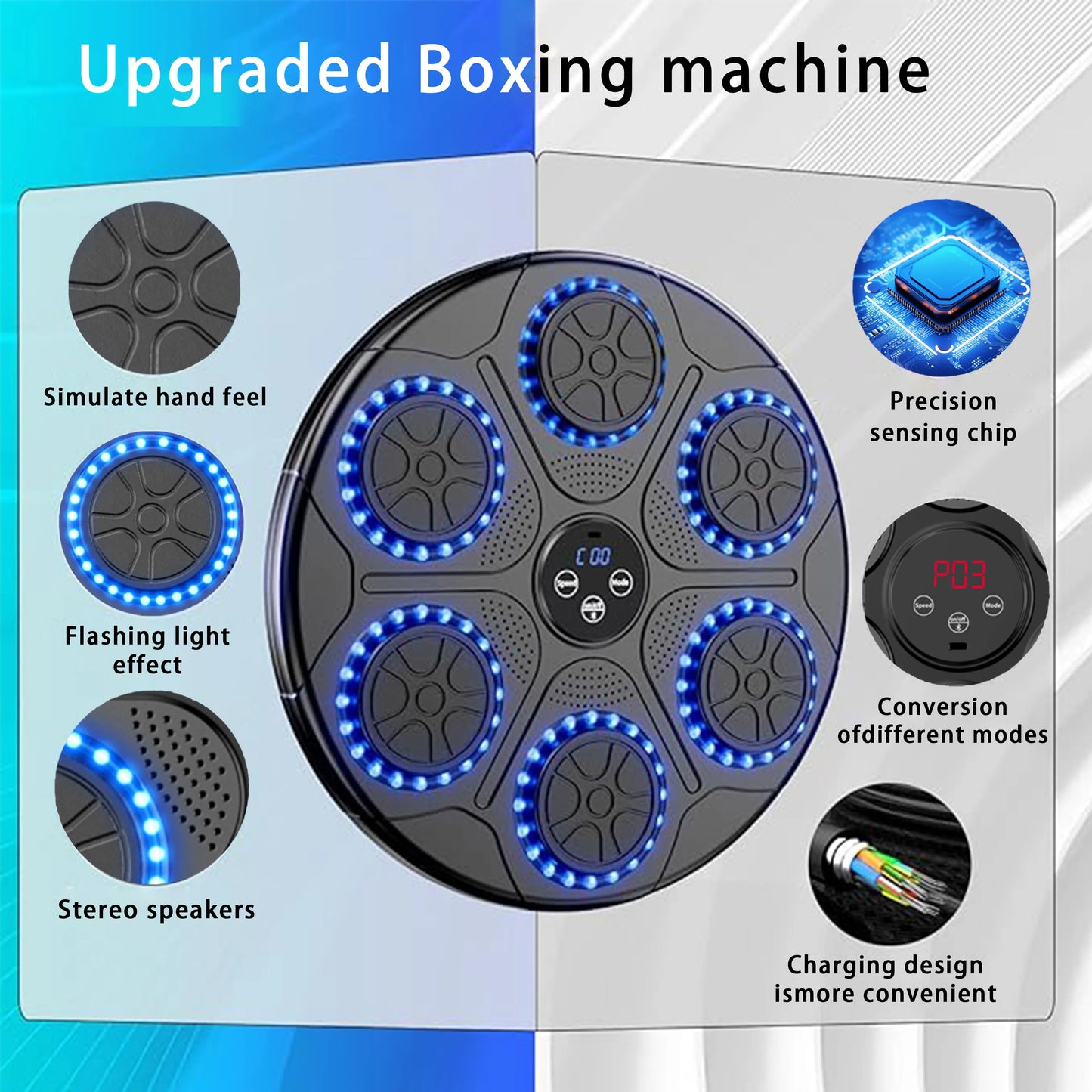 NEW Smart Bluetooth Boxing Machine (Wall Mounted)