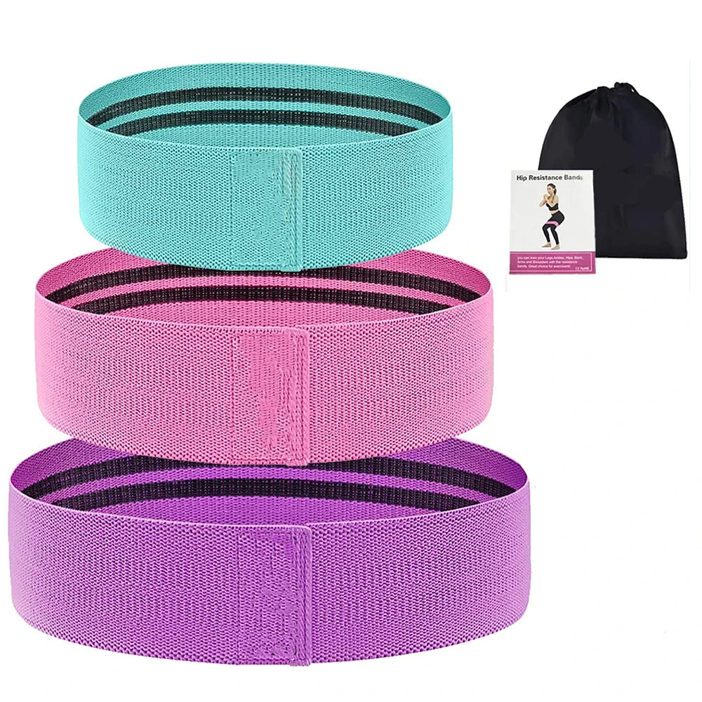 Elastic Fitness Resistance Bands (3PCs)