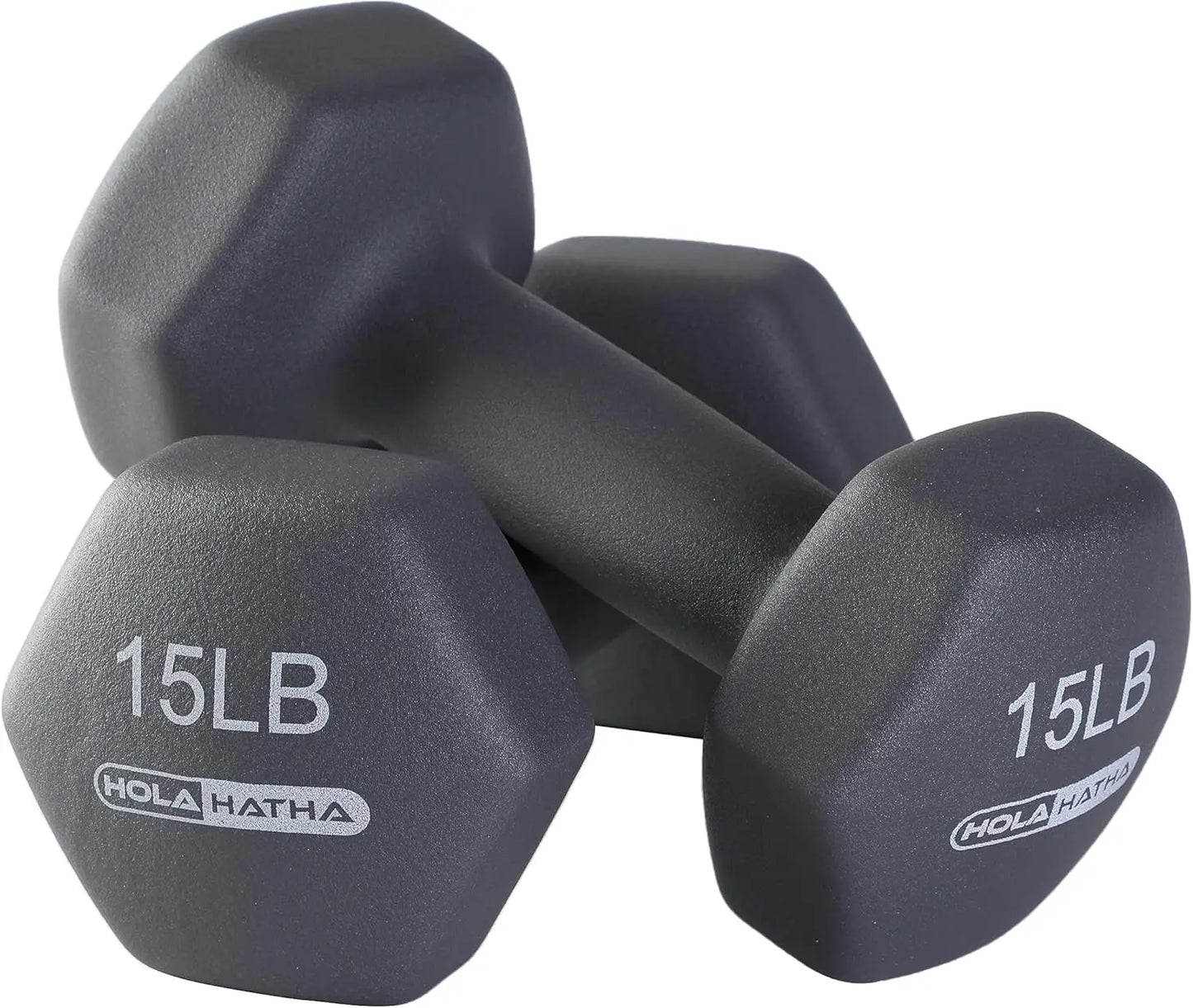 Pastel Neoprene Dumbbell Set w/Rack (5-15lbs)