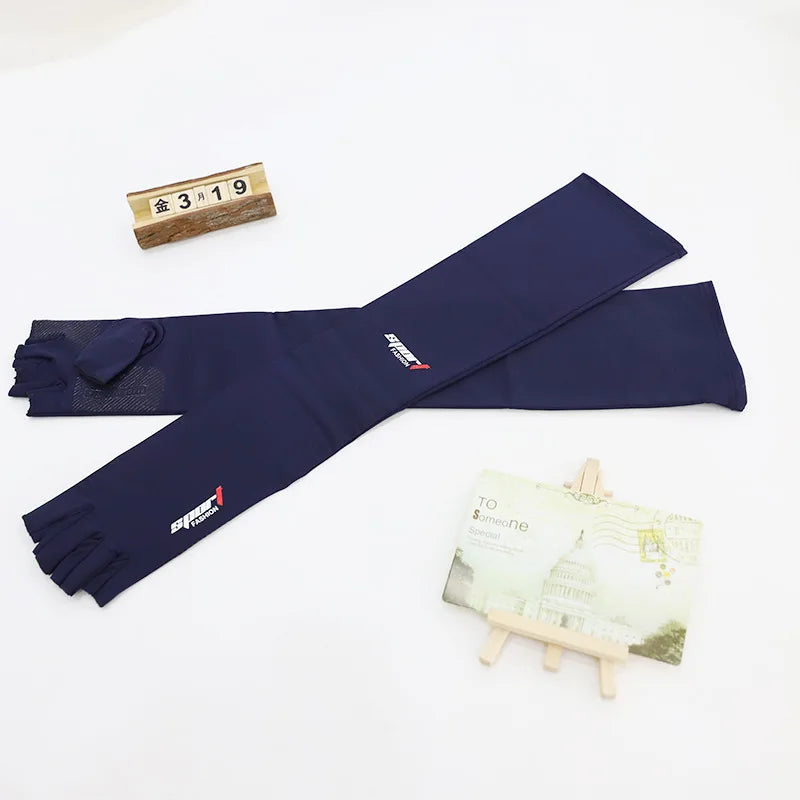 Ice Silk 2-Finger Compression Arm Sleeves