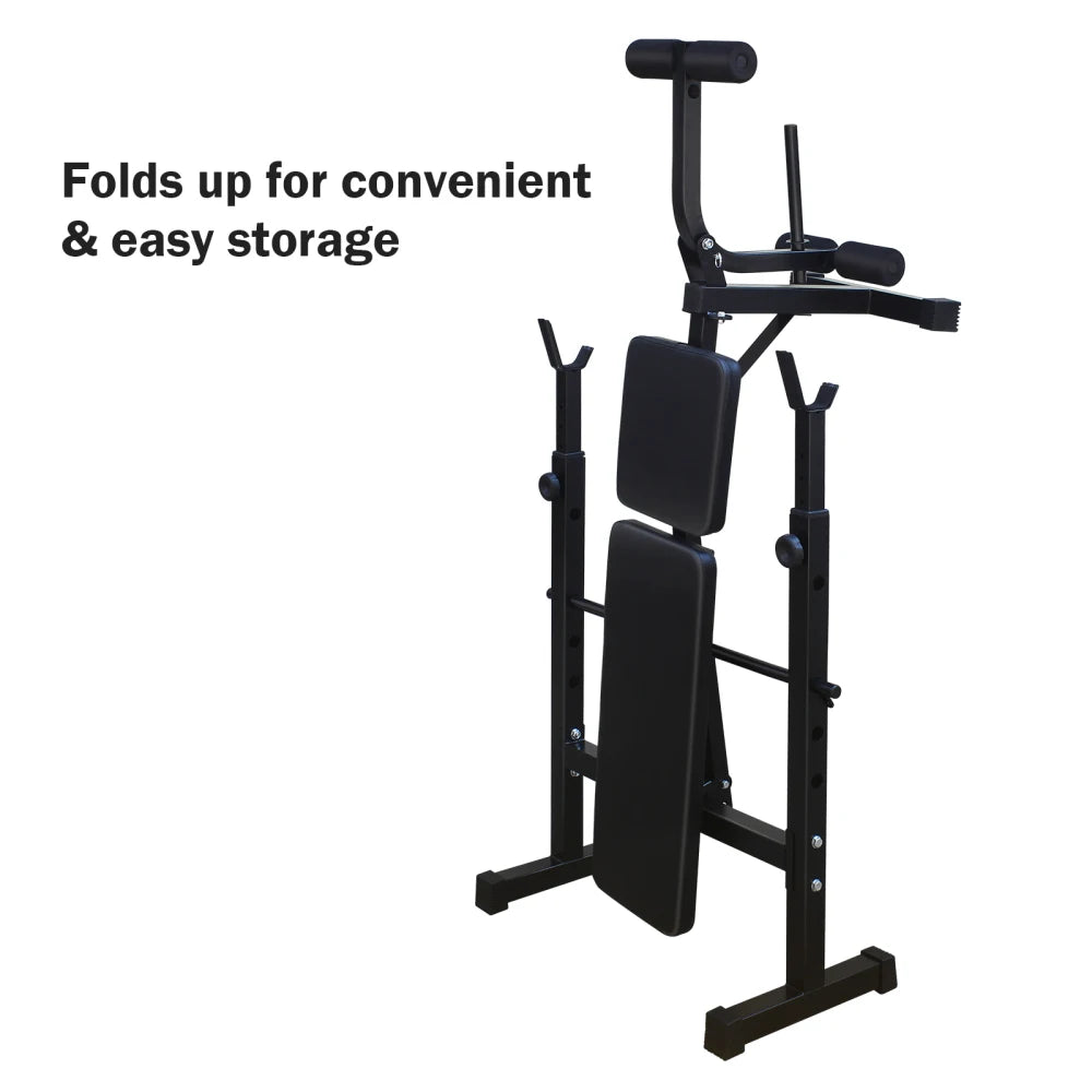 Olympic Bench Press Set w/Squat Rack