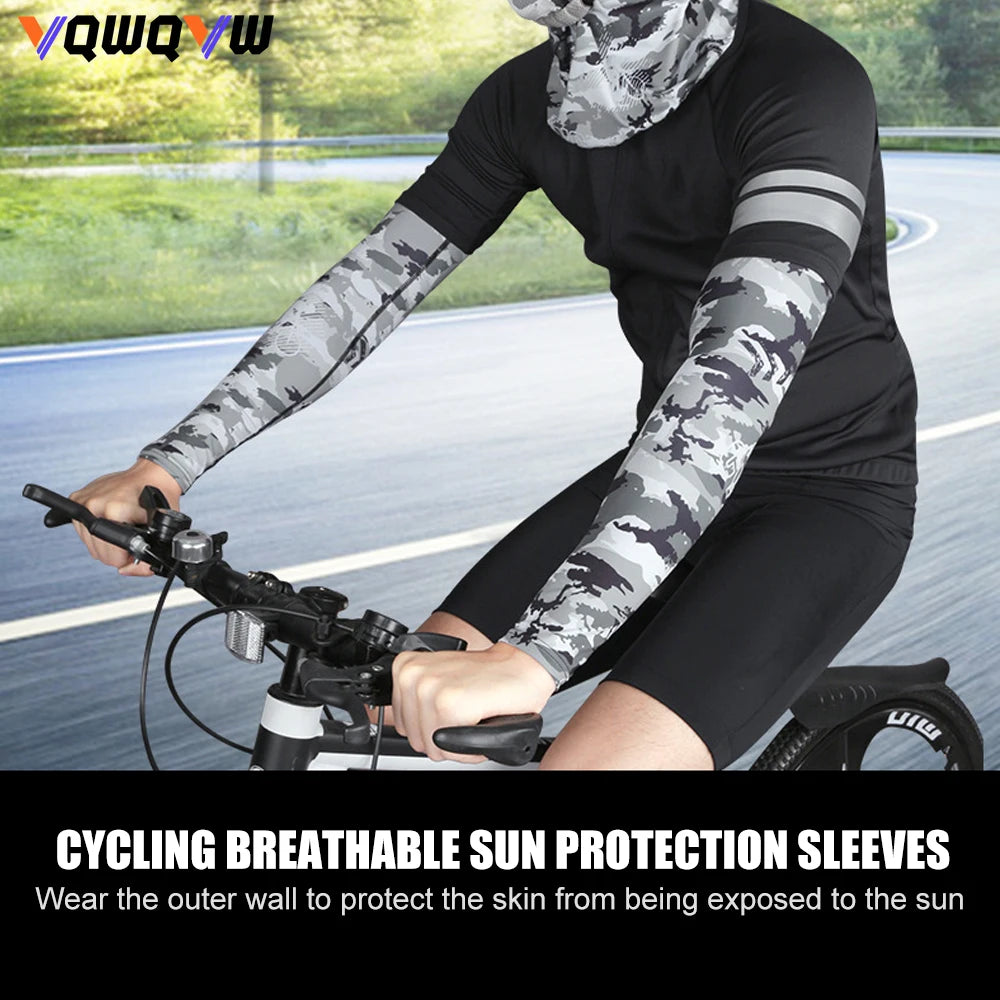 Unisex Camo-Print Arm Sleeves (1 Pair)