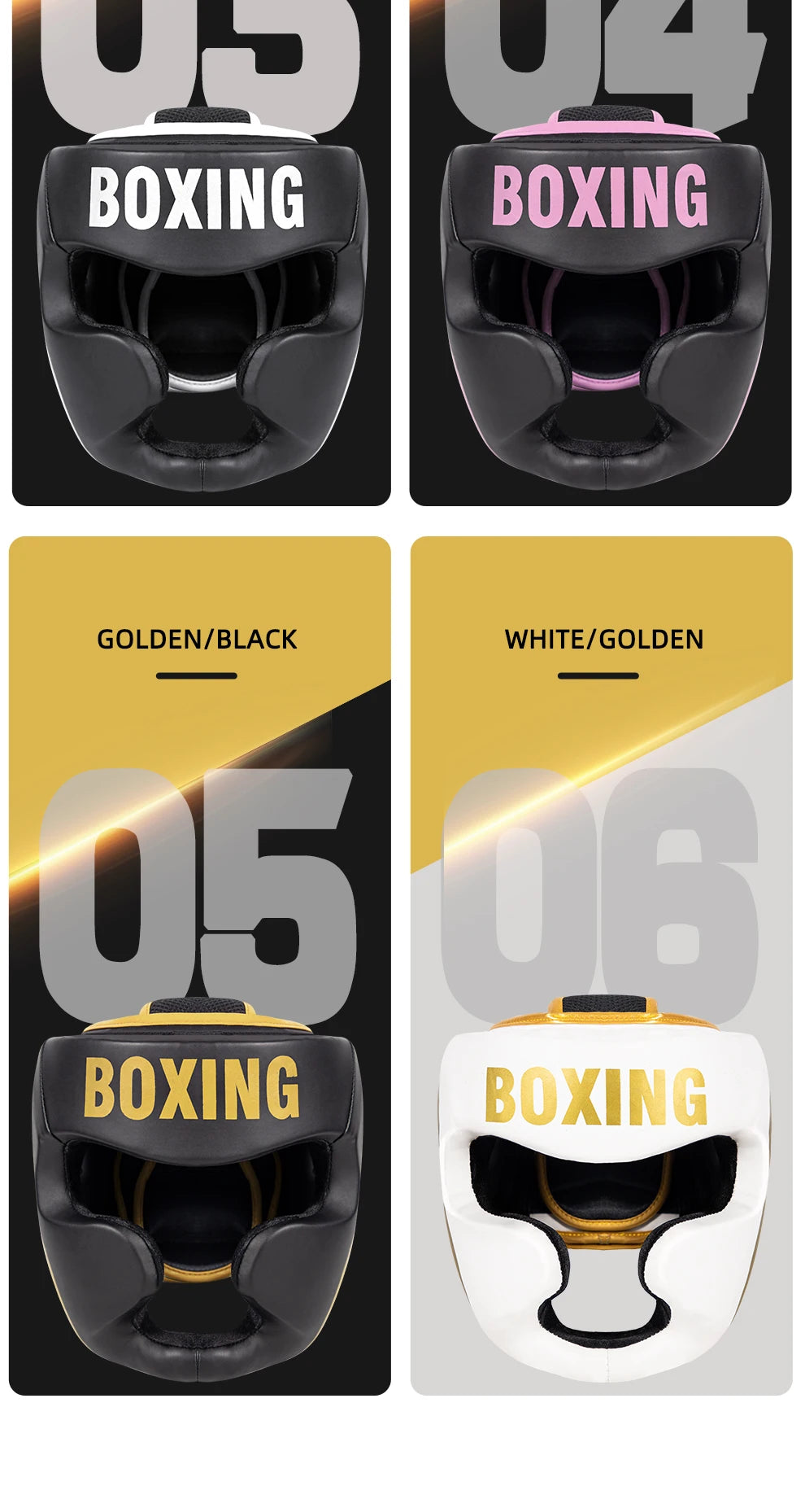 Standard Assorted Kickboxing Headgear