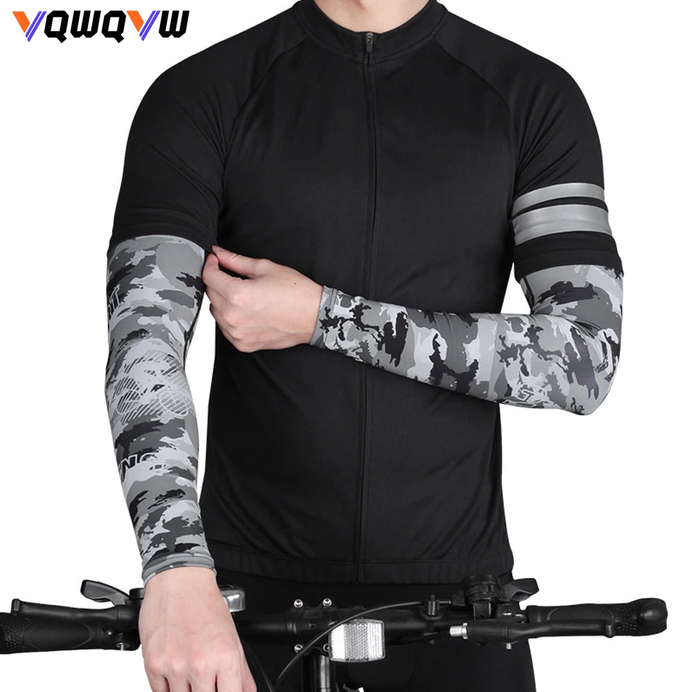 Unisex Camo-Print Arm Sleeves (1 Pair)