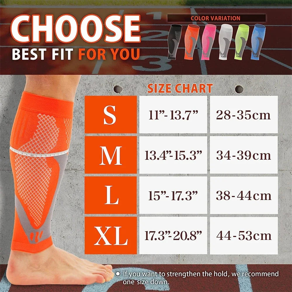 Unisex Calf Compression Sleeves #2 (1 Pair)