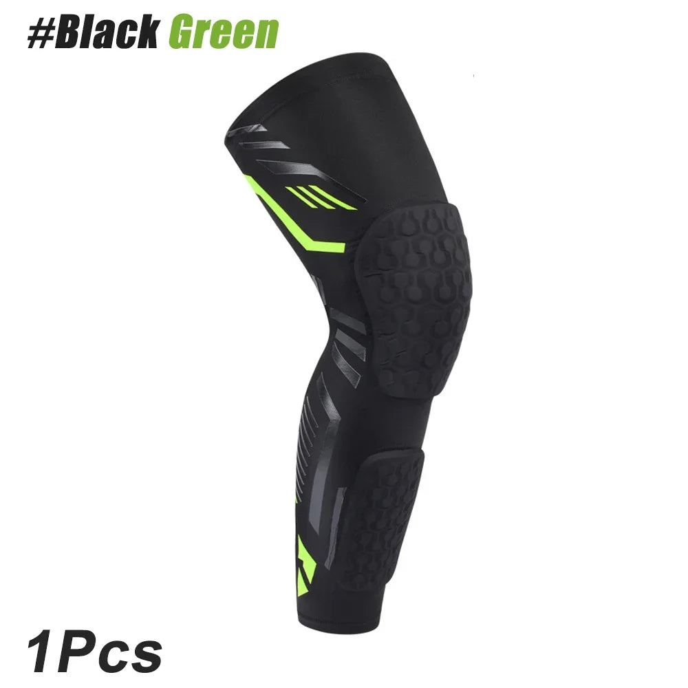 Long Leg Compression Sleeve + Anti-Collision Knee & Calf Pads