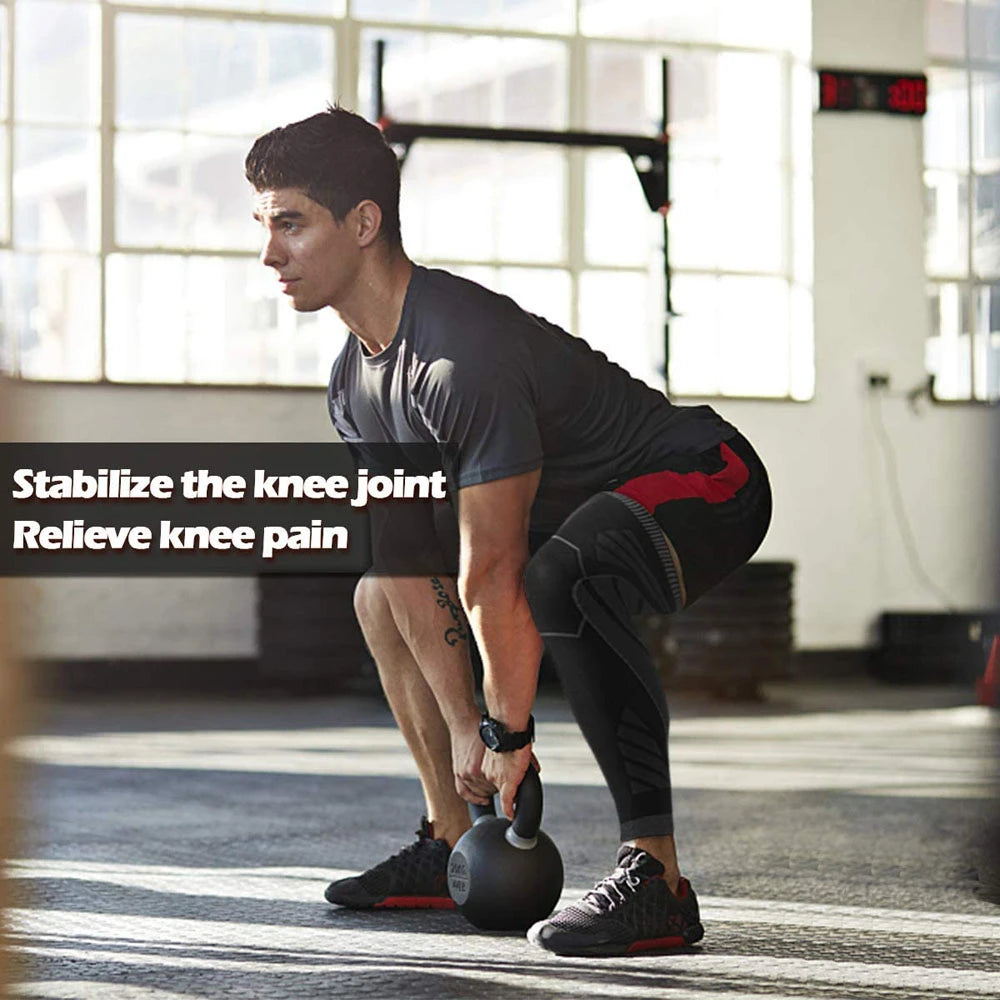 Long Leg Knee Brace Compression Sleeves
