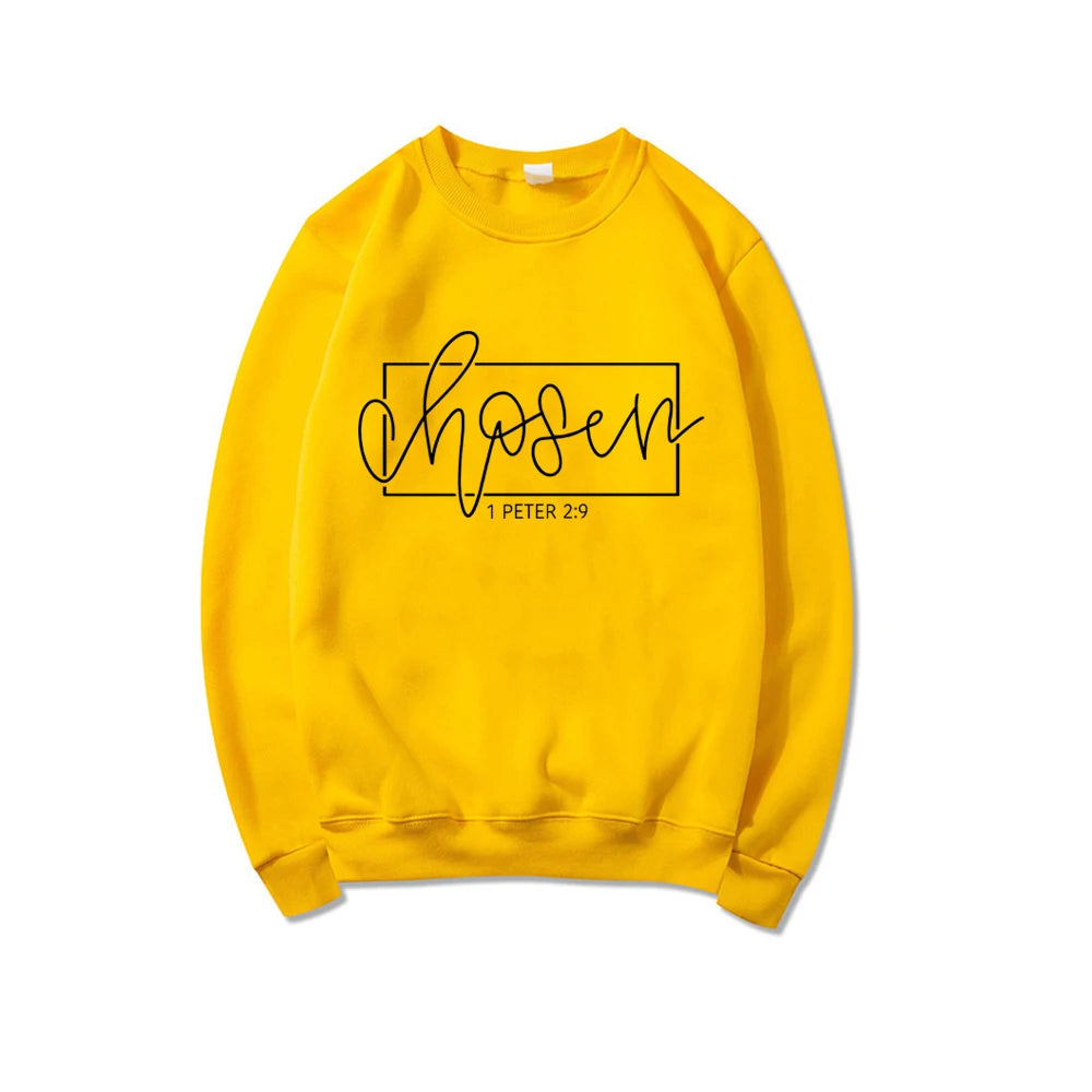 'Chosen' 1 Peter 2:9 Sweatshirt (Christian Apparel)
