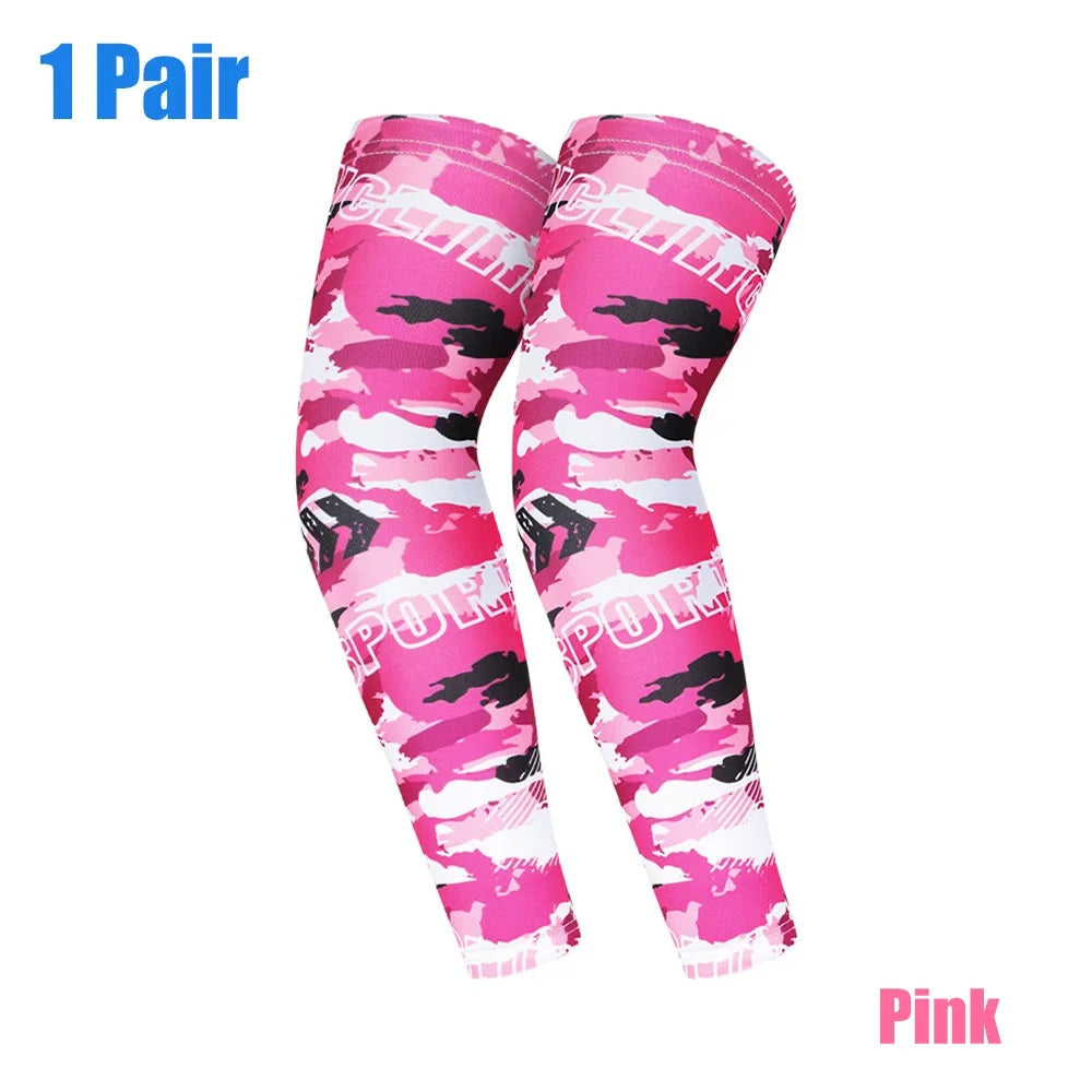 Unisex Camo-Print Arm Sleeves (1 Pair)