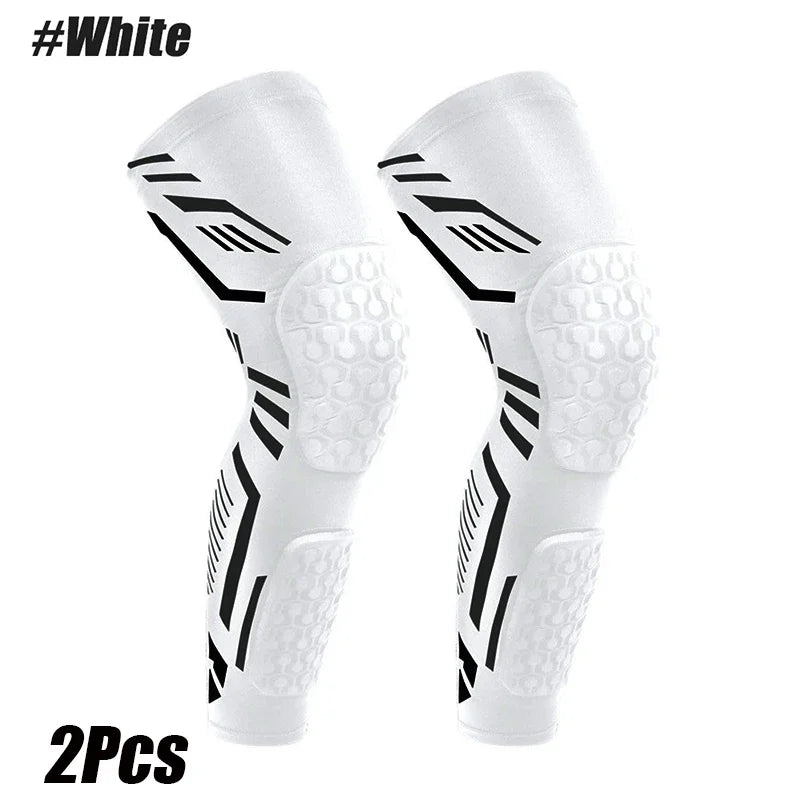 Long Leg Compression Sleeve + Anti-Collision Knee & Calf Pads