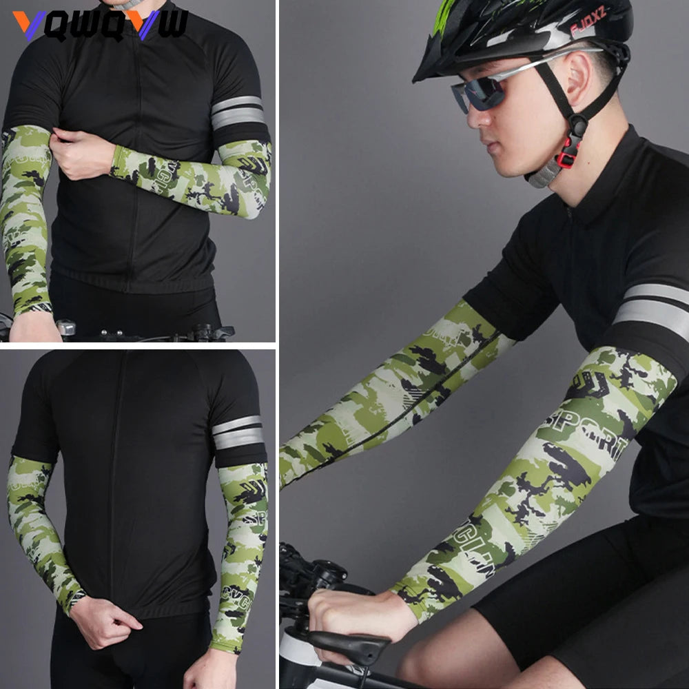 Unisex Camo-Print Arm Sleeves (1 Pair)