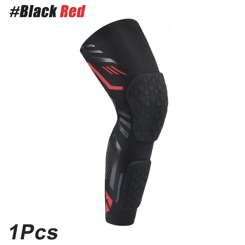 Long Leg Compression Sleeve + Anti-Collision Knee & Calf Pads