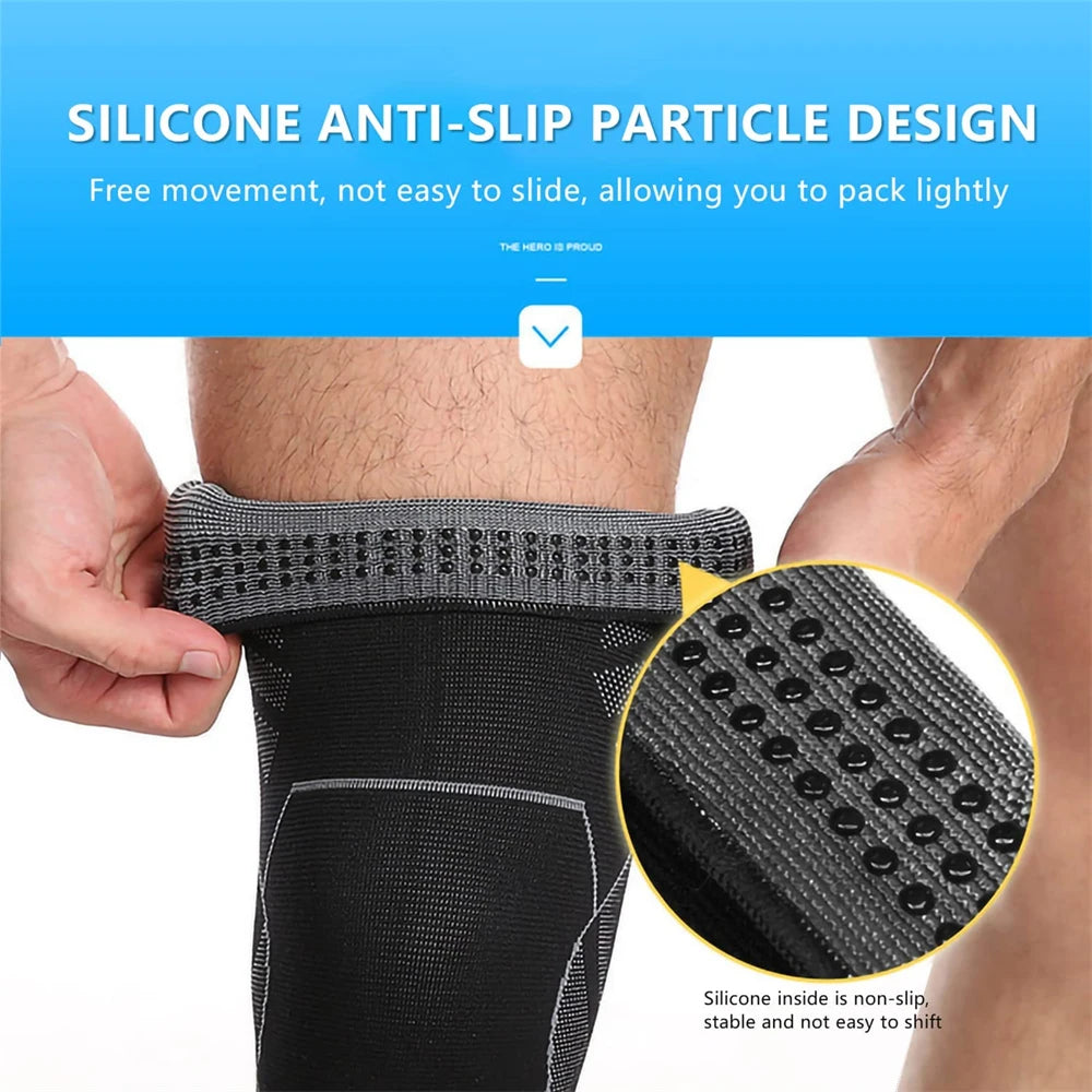 Long Leg Knee Brace Compression Sleeves