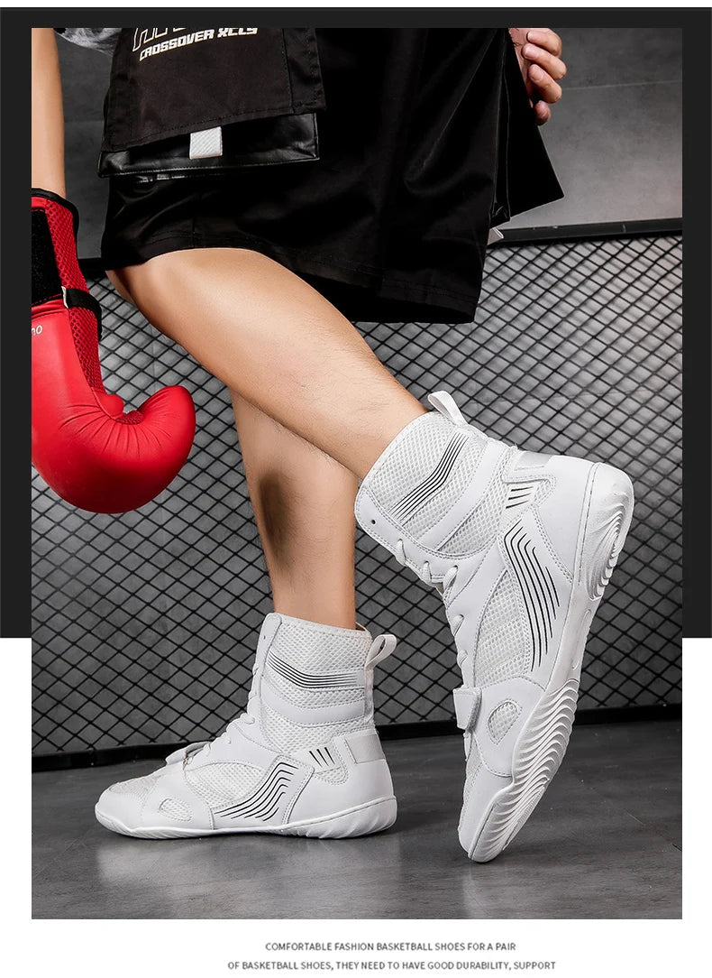 Breathable Professional Boxing/Wrestling Shoes #5