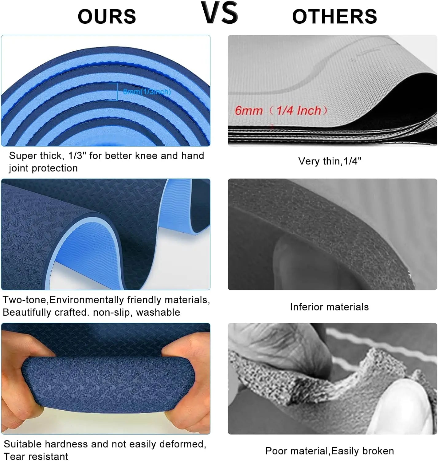 Slip-Resistant Yoga Mat