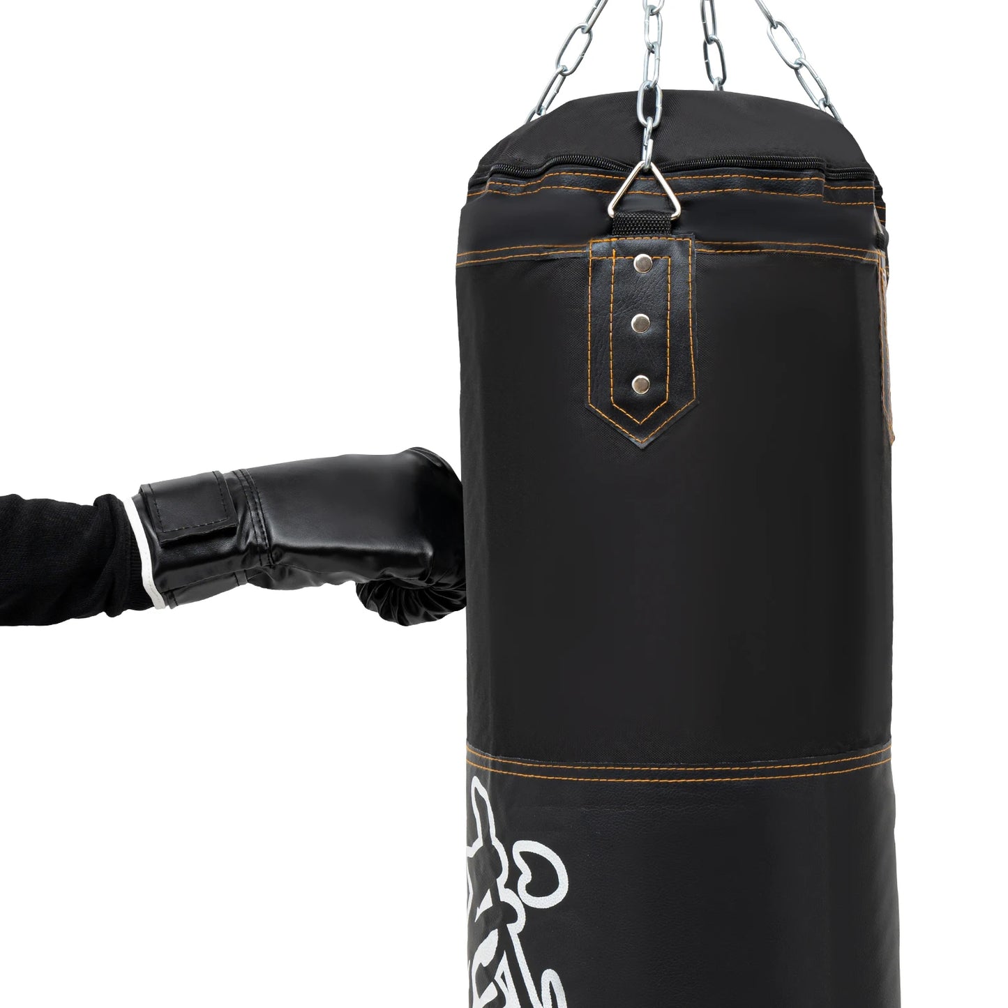 Heavy Boxing Bag w/Metal Chain Hook Carabiner (Unfilled) #2