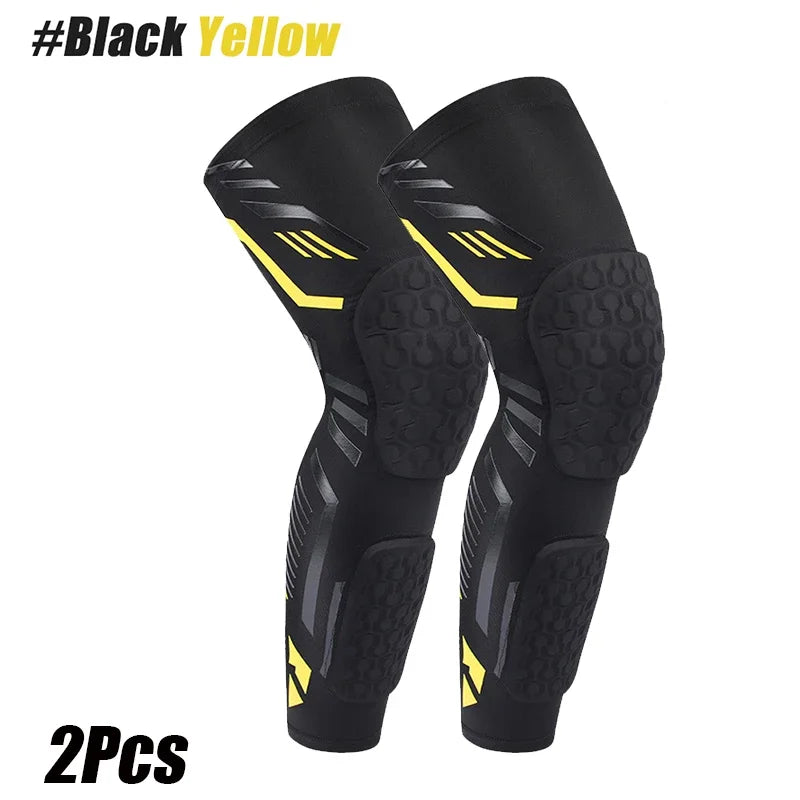 Long Leg Compression Sleeve + Anti-Collision Knee & Calf Pads