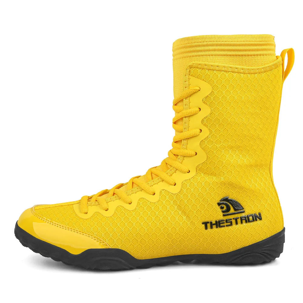 Breathable Professional Boxing/Wrestling Shoes #4