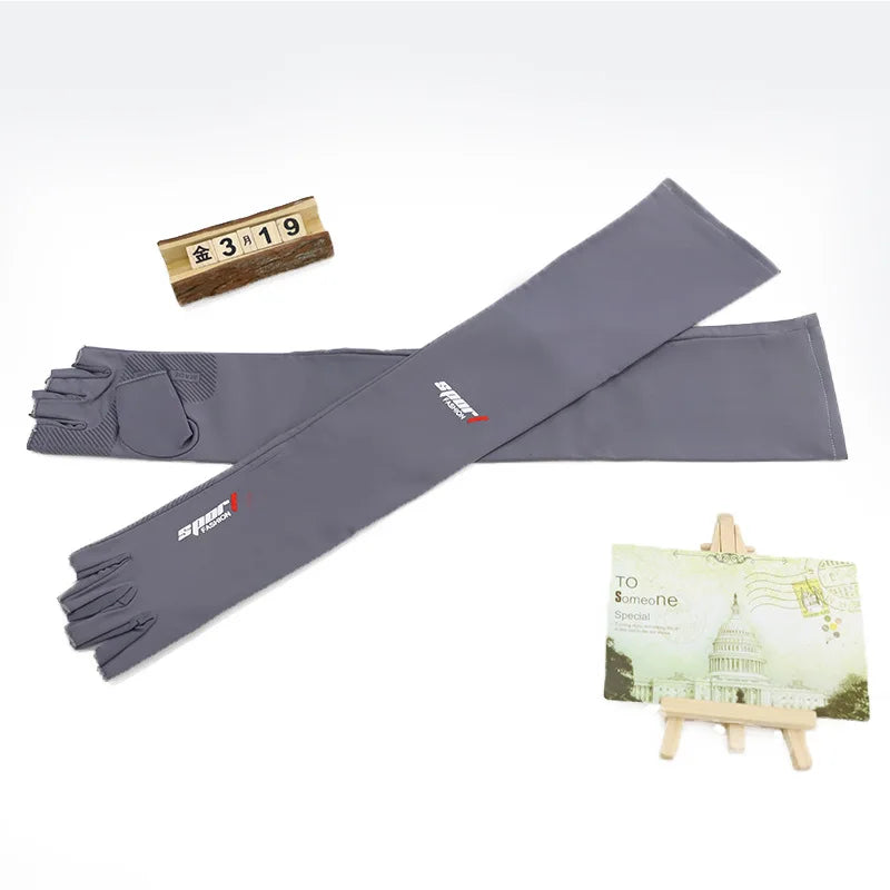 Ice Silk 2-Finger Compression Arm Sleeves