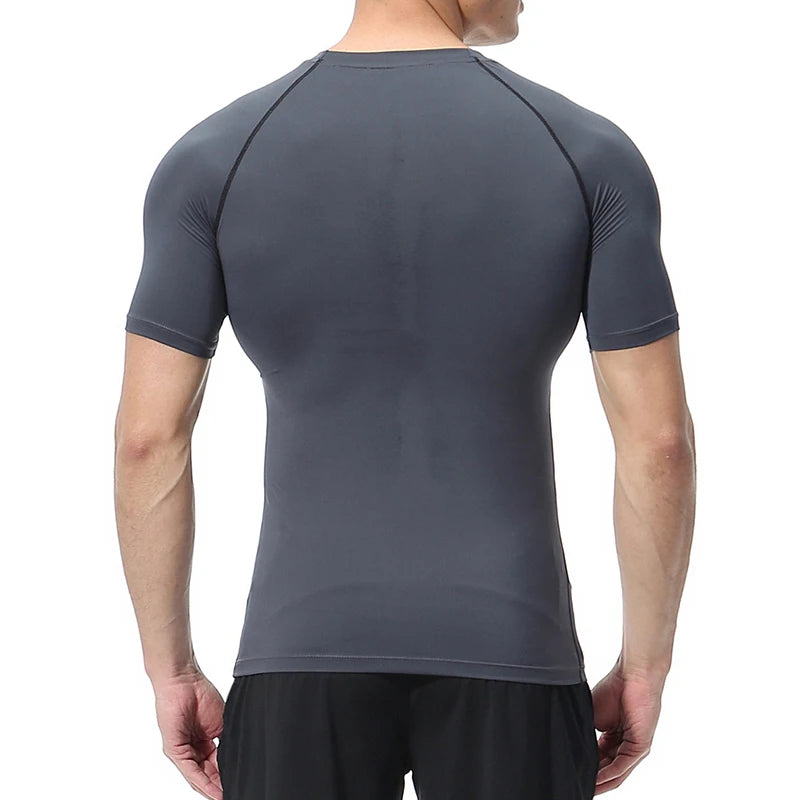 Cross-Print Compression Tee