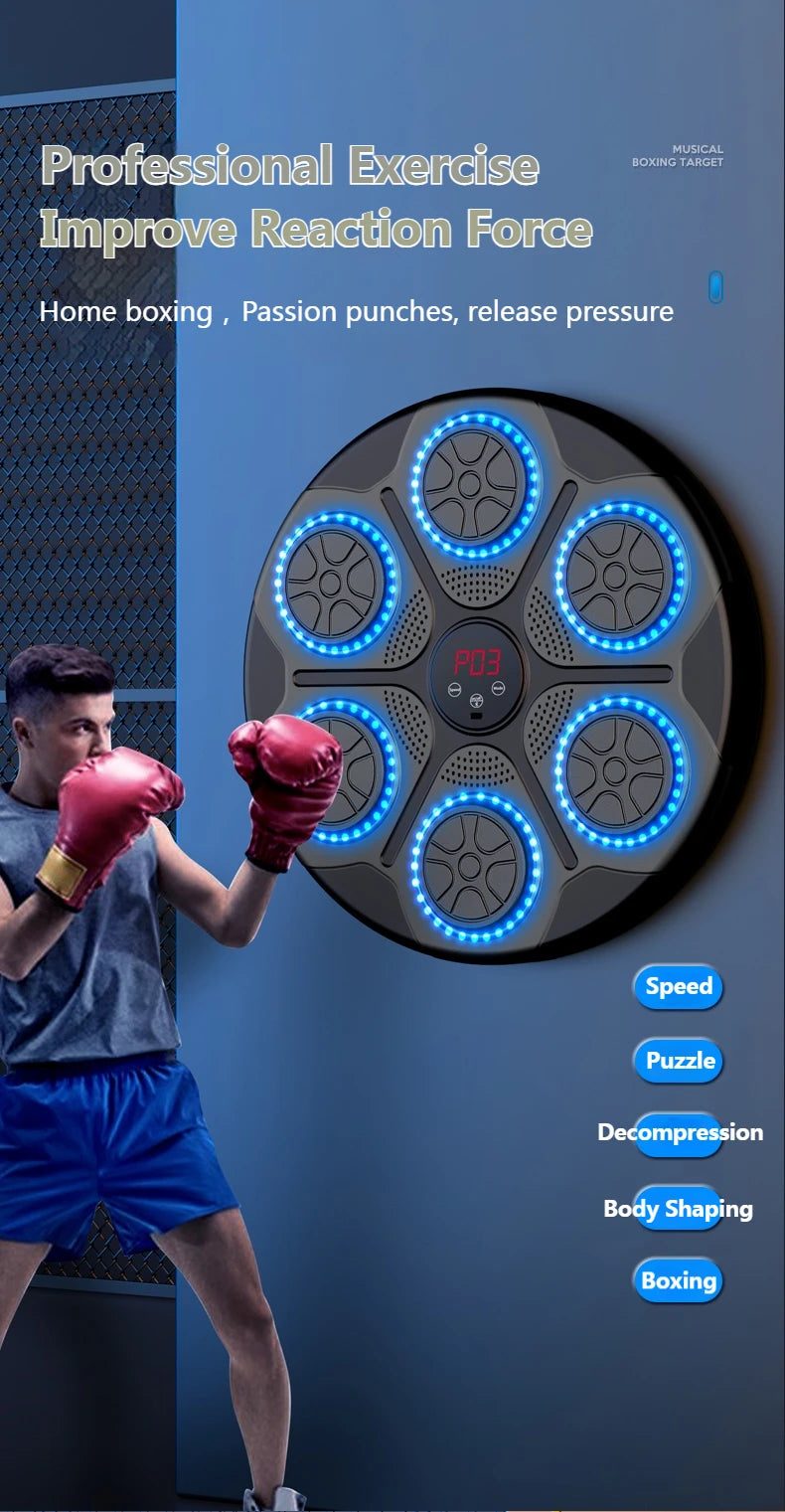 NEW Smart Bluetooth Boxing Machine (Wall Mounted)