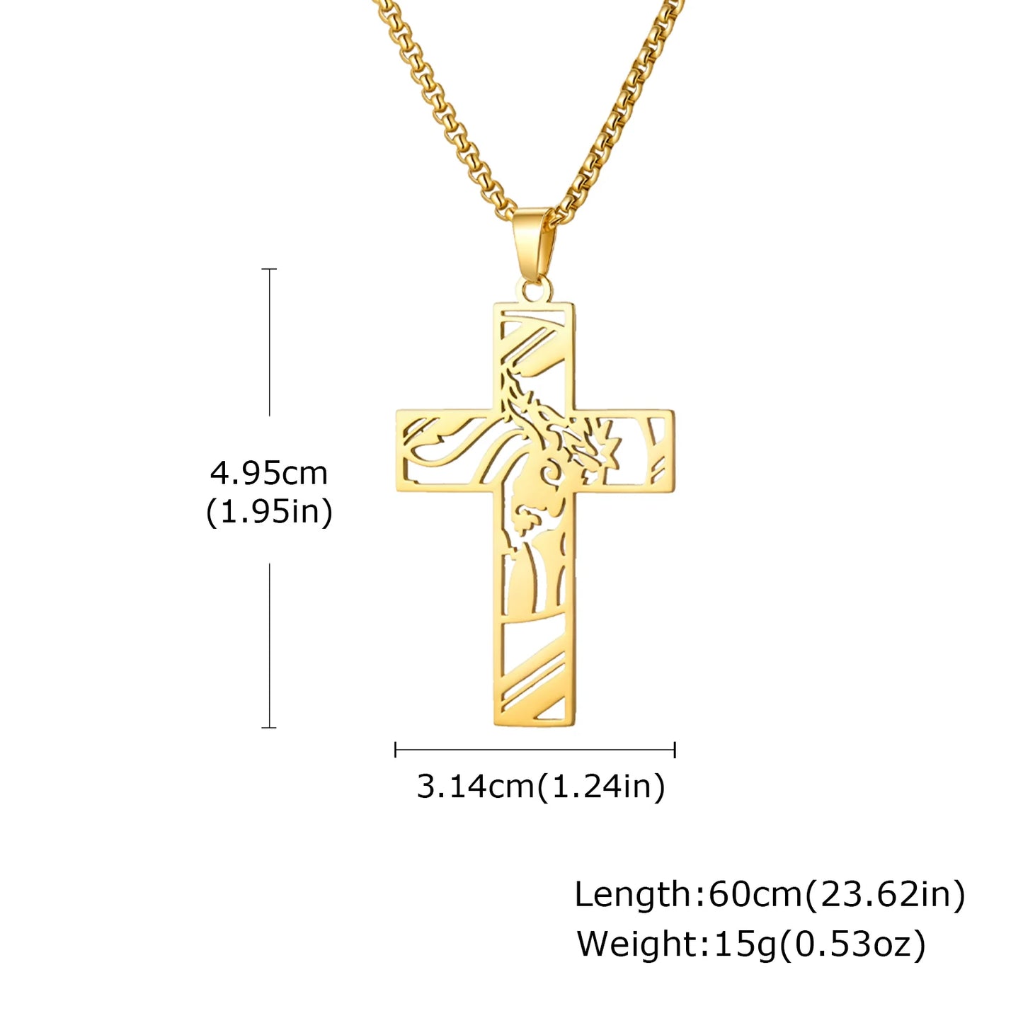Fashion Cross Pendant Necklace