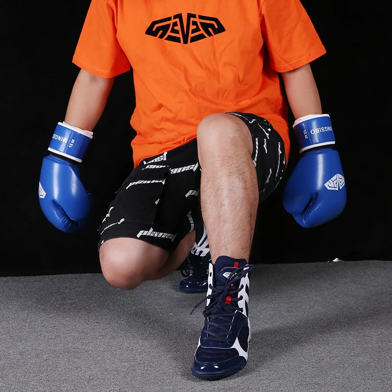 Breathable Professional Boxing/Wrestling Shoes #2