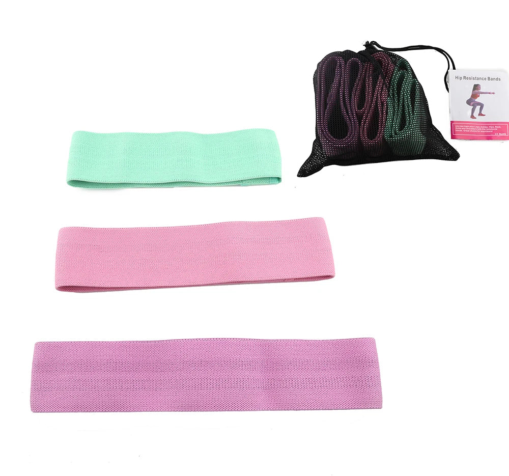 Elastic Fitness Resistance Bands (3PCs)