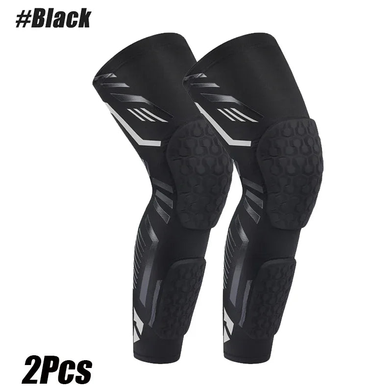 Long Leg Compression Sleeve + Anti-Collision Knee & Calf Pads