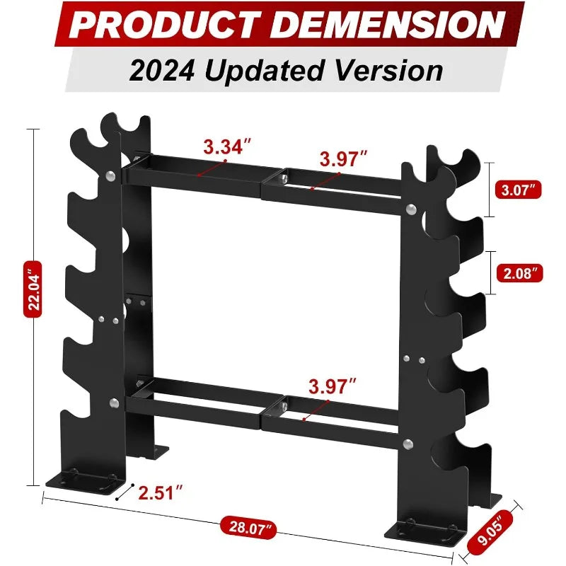 Free Weight Storage Rack (450LBS Capacity)