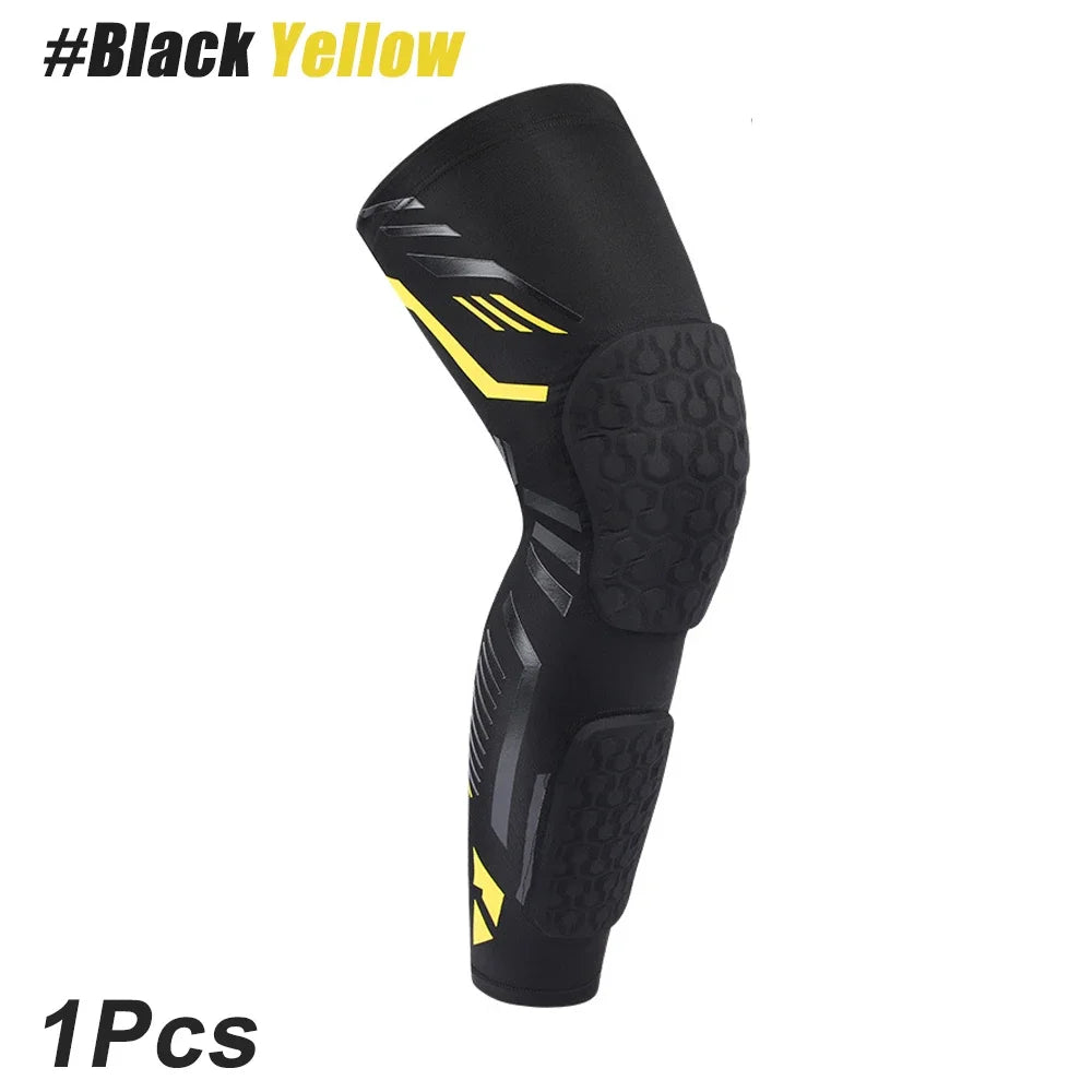 Long Leg Compression Sleeve + Anti-Collision Knee & Calf Pads