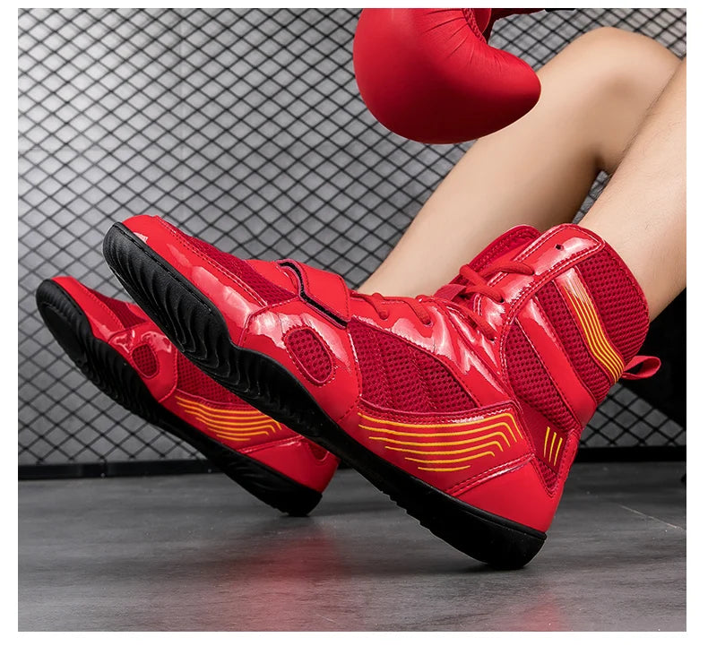 Breathable Professional Boxing/Wrestling Shoes #5
