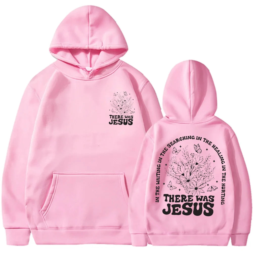 Floral Faith-Based Pullover Hoodie (Christian Apparel)