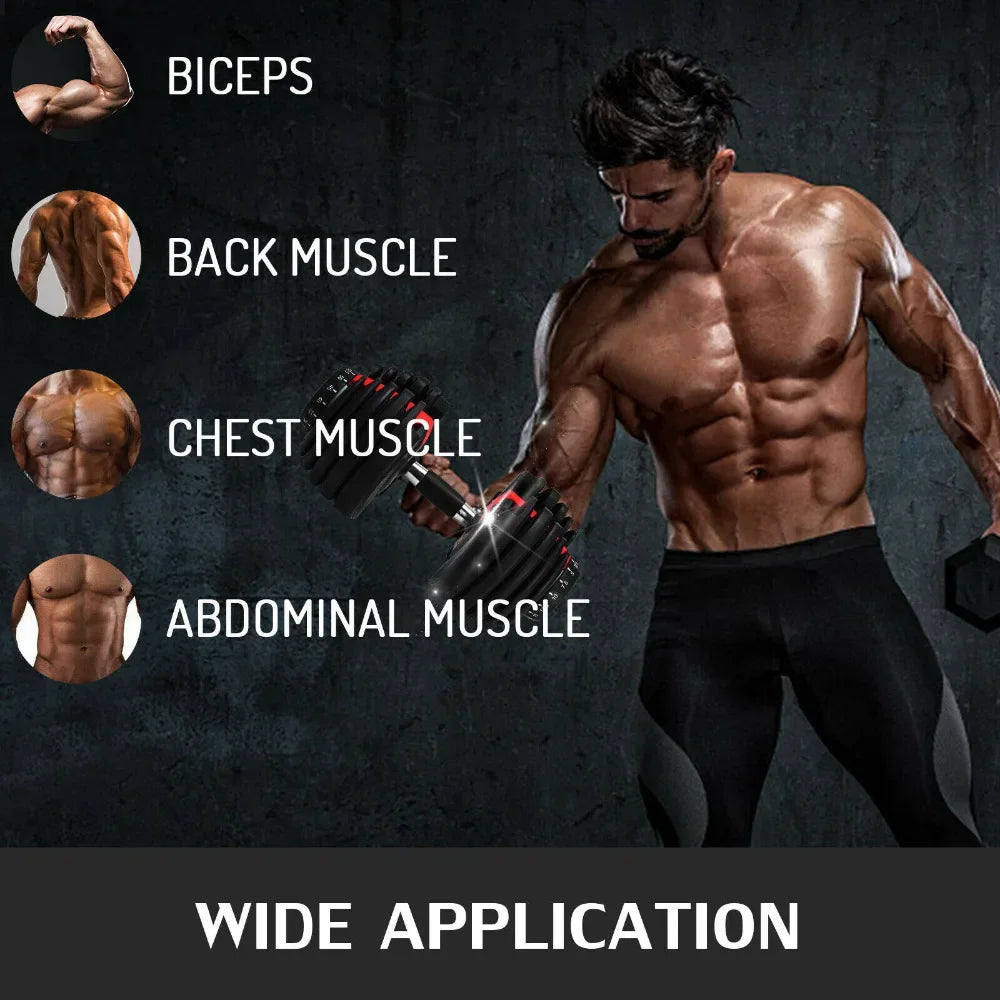 24KG Adjustable Dumbbell Set