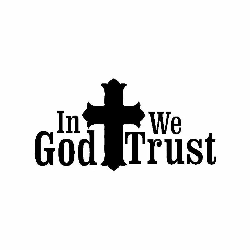 "In God We Trust" Vinyl Decal Car Sticker