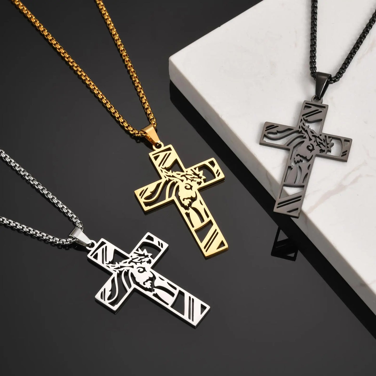 Fashion Cross Pendant Necklace