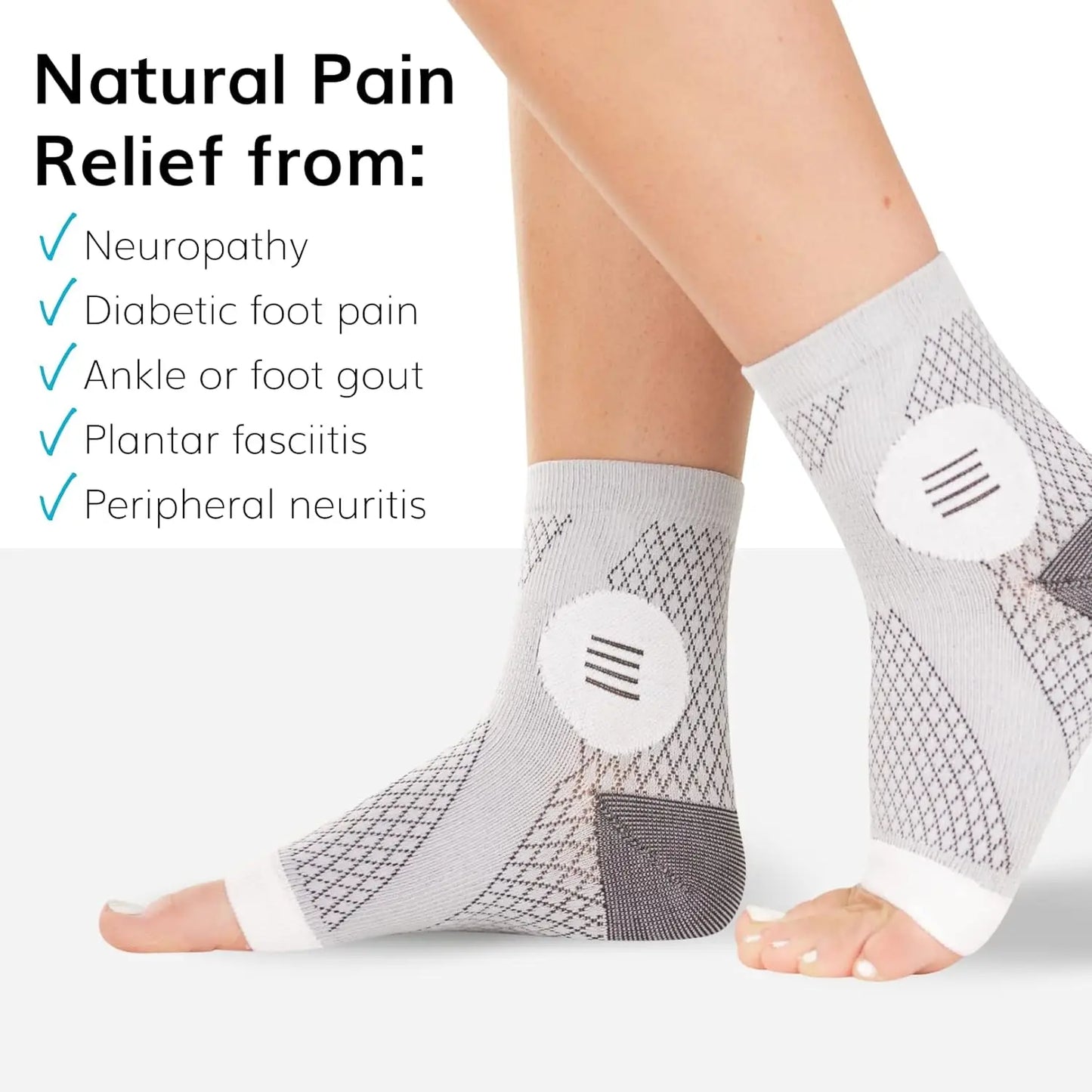 Compression Neuropathy Ankle Gout Socks (1 Pair)