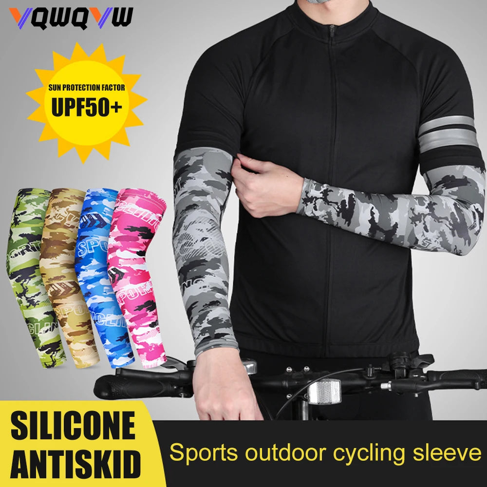 Unisex Camo-Print Arm Sleeves (1 Pair)