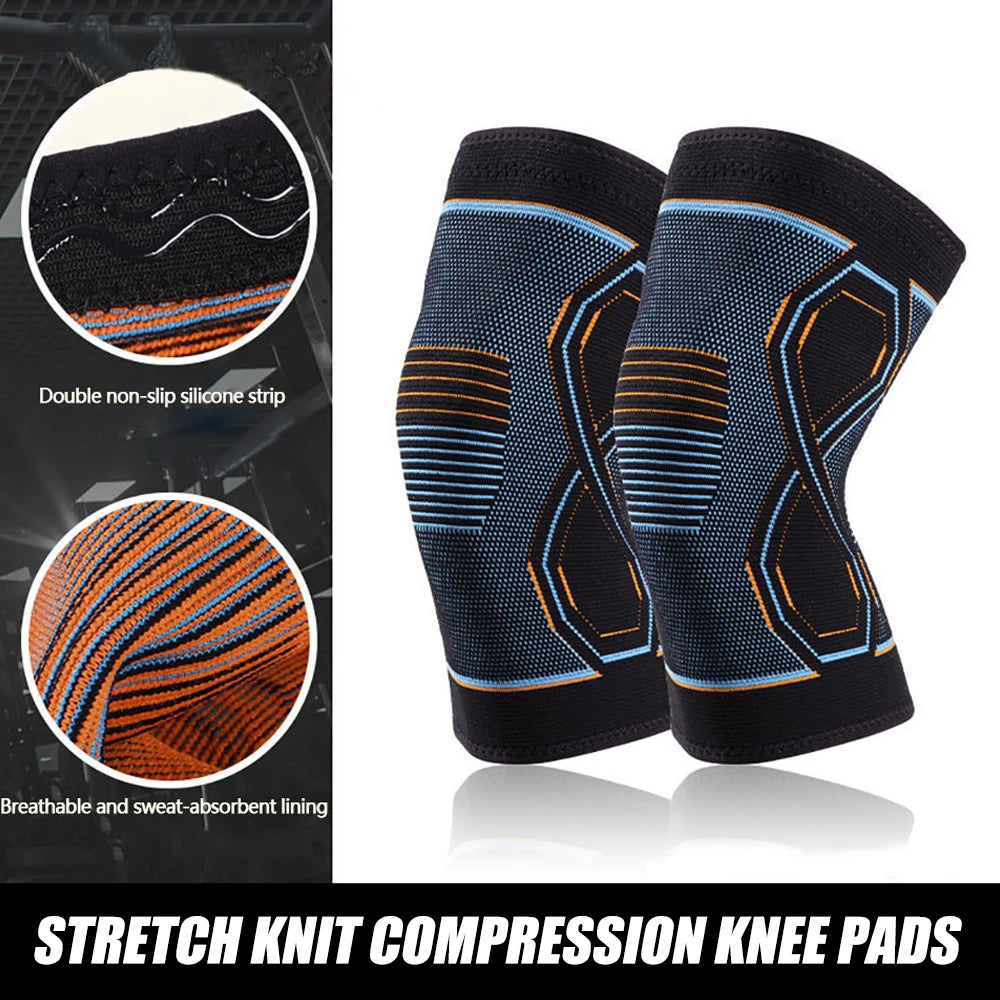 Compression Knee Brace Sleeves (1 Pair)