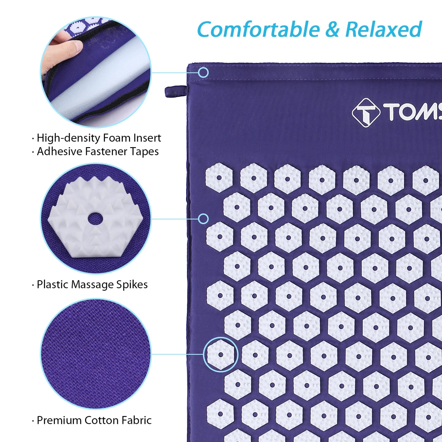 Yoga Acupressure Massage Mat Set #2