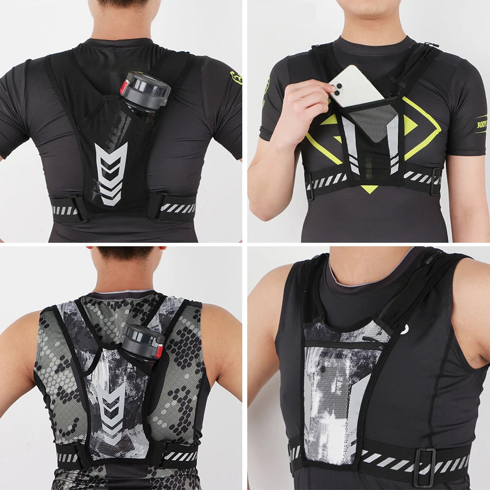 Reflective Mesh Hydration Harness