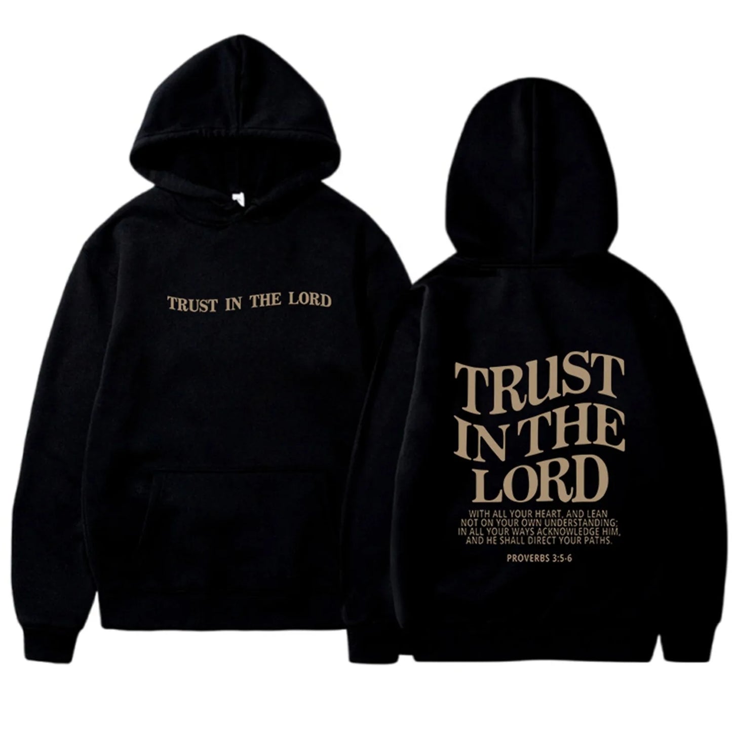 'Trust In The Lord' Pullover Hoodie (Christian Apparel)