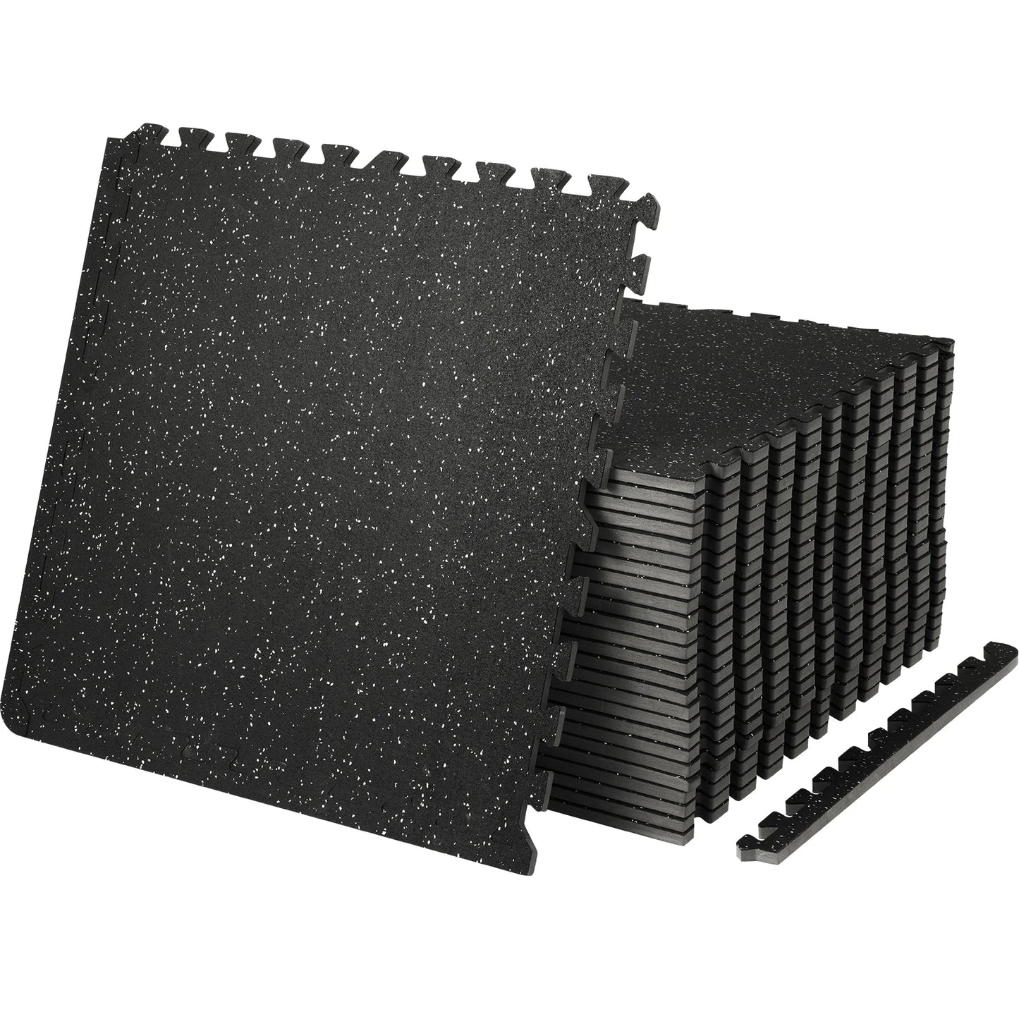 Rubber Top Interlocking Exercise Mats (Waterproof)