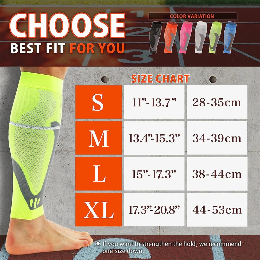 Unisex Calf Compression Sleeves #2 (1 Pair)