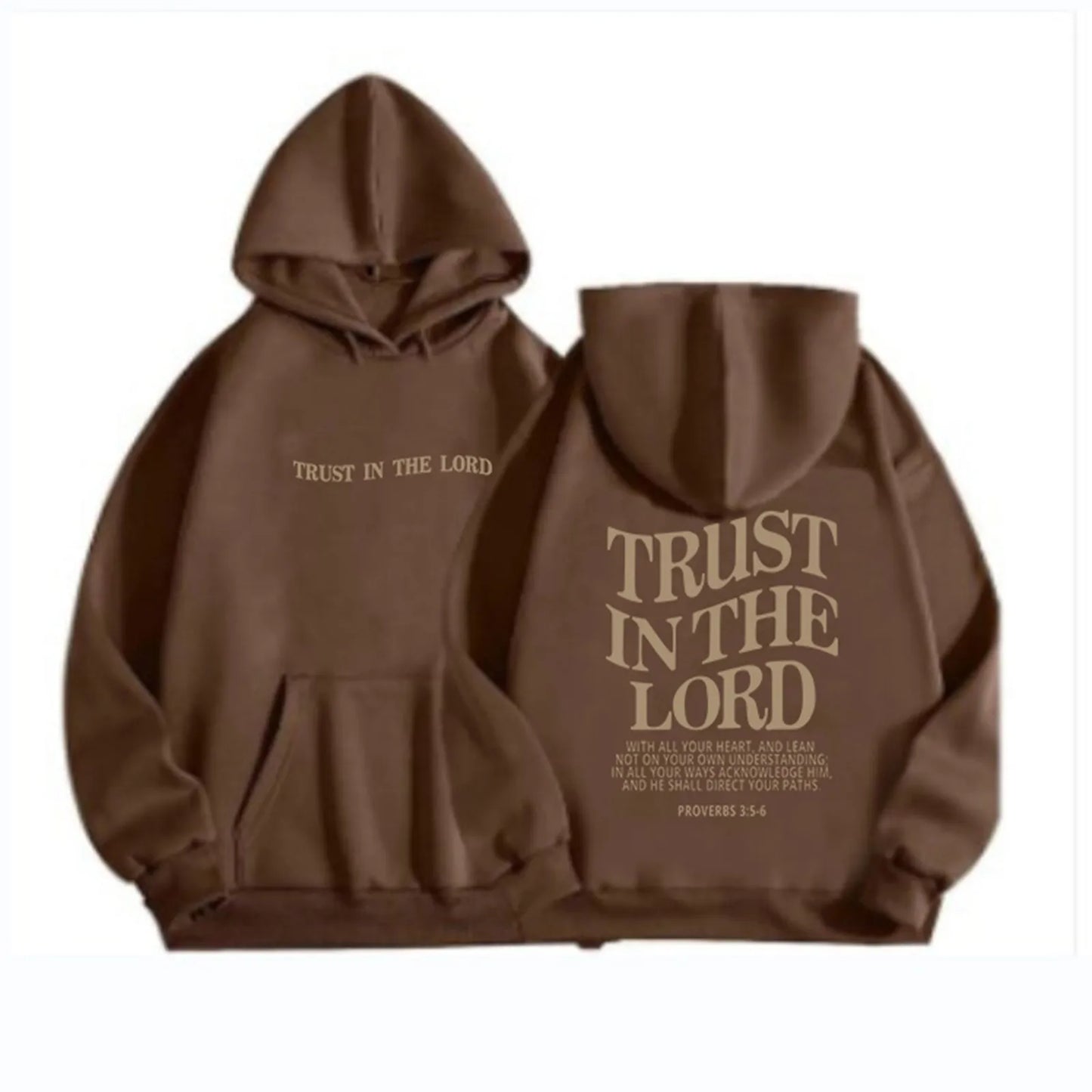 'Trust In The Lord' Pullover Hoodie (Christian Apparel)