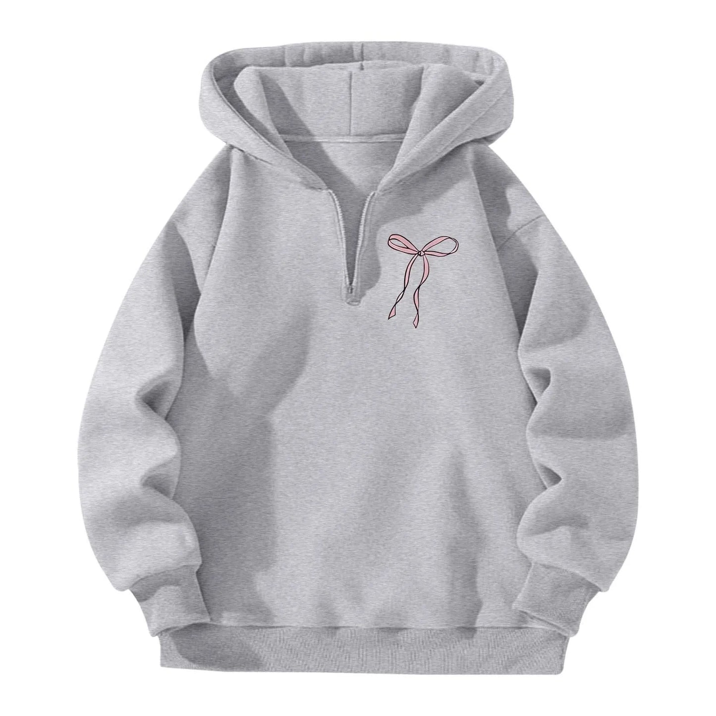 'Faith Over Fear' Pullover Hoodie w/Ribbon Print (Christian Apparel)