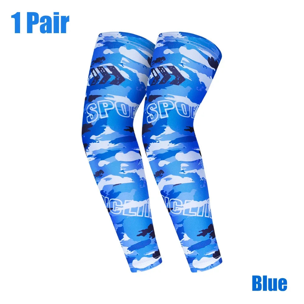 Unisex Camo-Print Arm Sleeves (1 Pair)