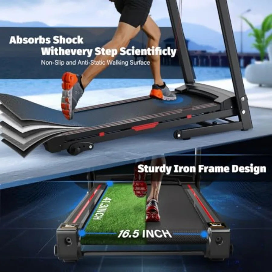 Shock Absorbant Incline Treadmill