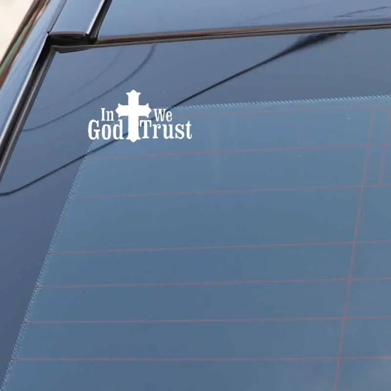 "In God We Trust" Vinyl Decal Car Sticker