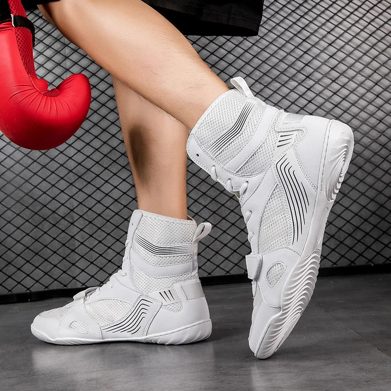 Breathable Professional Boxing/Wrestling Shoes #5
